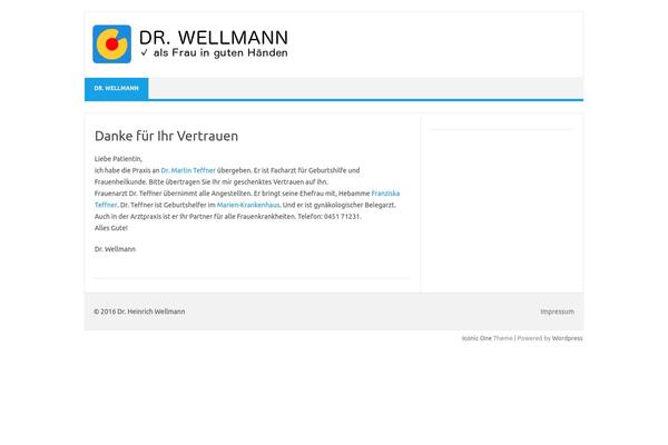 Iconic One theme site design template sample