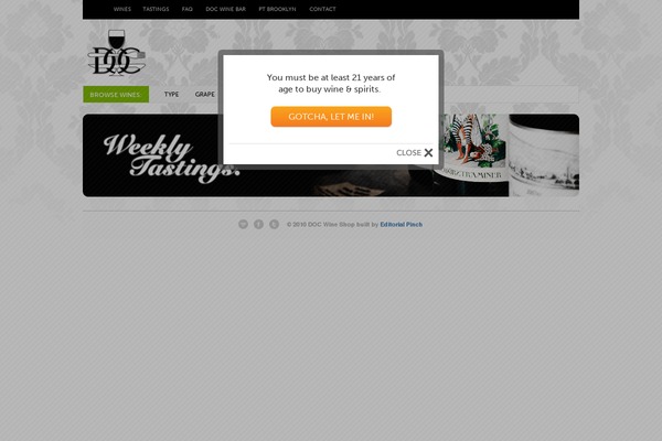 docwineshop.com site used Kelontong