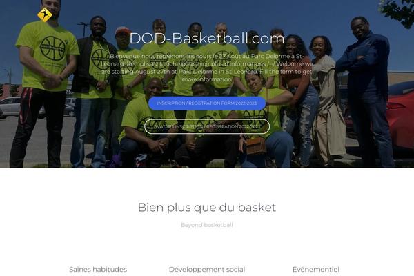 dod-basketball.com site used Orfeo