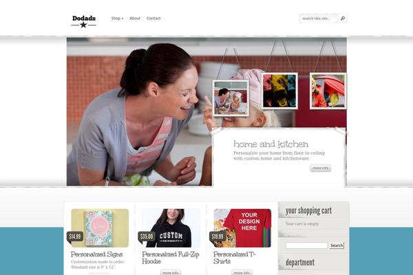 eStore theme site design template sample
