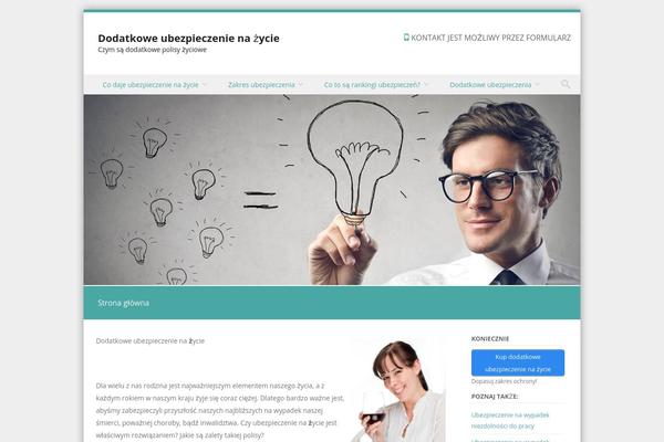 Discovery theme site design template sample