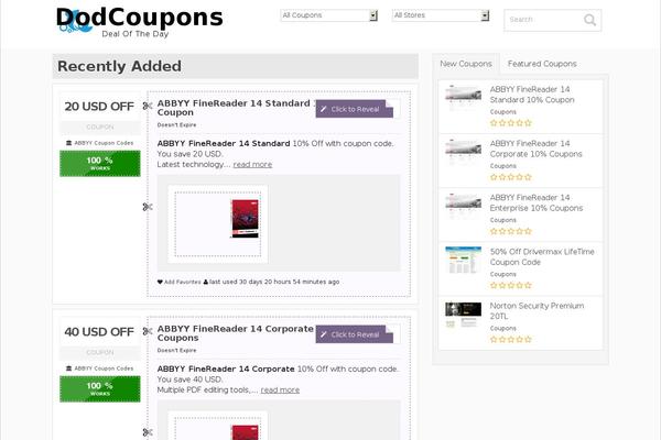 Cp theme site design template sample