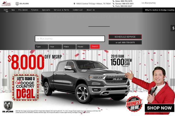 Dealer Inspire common theme site design template sample