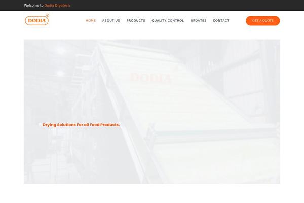 Factrie theme site design template sample