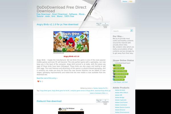 Streamline theme site design template sample