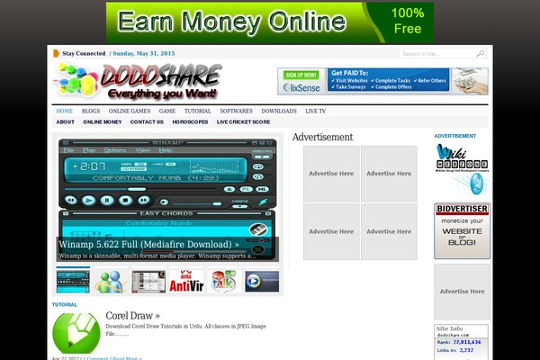 dodoshare.com site used Dodoshare