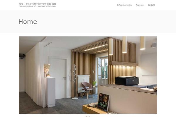 Ambient theme site design template sample