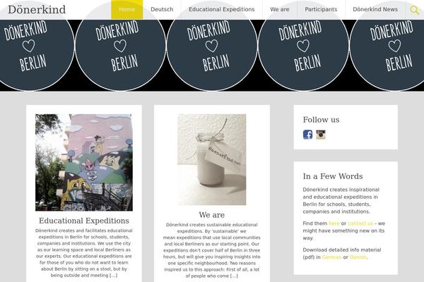 Radiate theme site design template sample