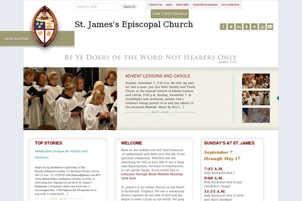 Total theme site design template sample