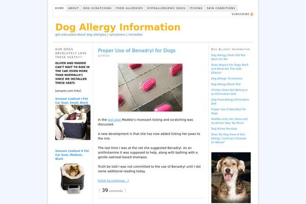 Thesis 1.8 theme site design template sample