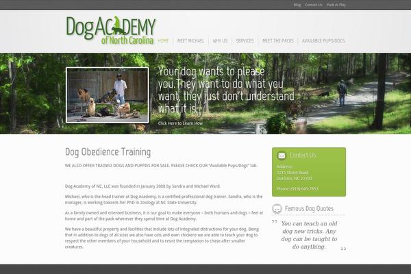 dogacademyofnc.com site used Yoo_inspire_wp-1