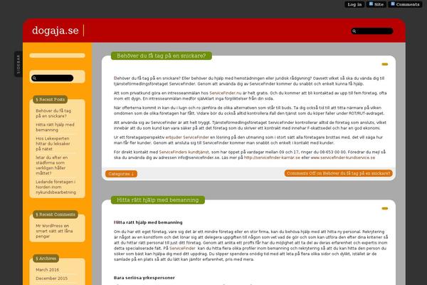 Ahimsa theme site design template sample