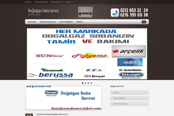 Thunder theme site design template sample