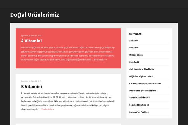 Candour theme site design template sample