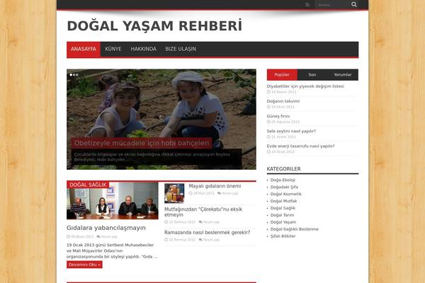 Jarida theme site design template sample