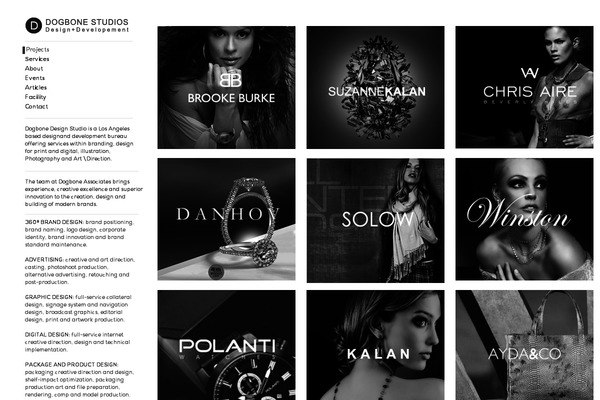 Cluster theme site design template sample