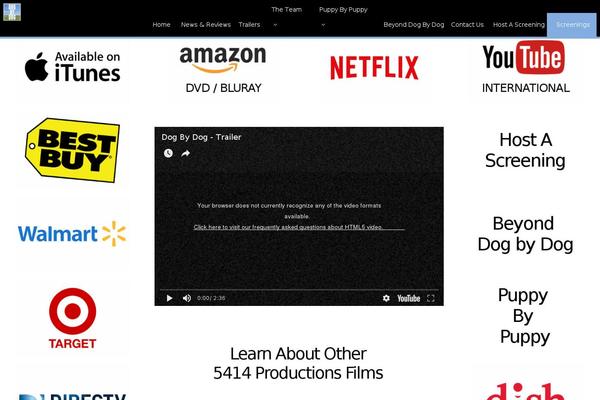 Site using Vimeoyoutubepopup plugin