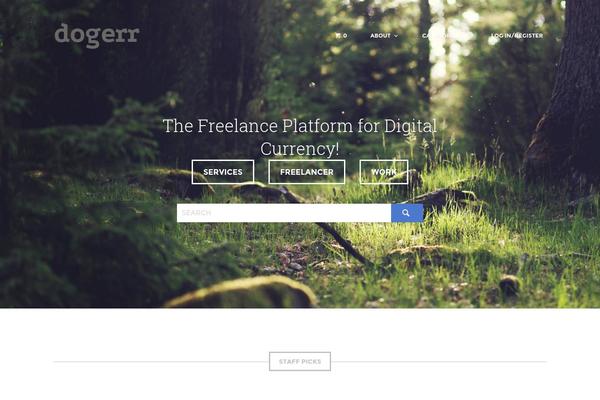 Marketify theme site design template sample