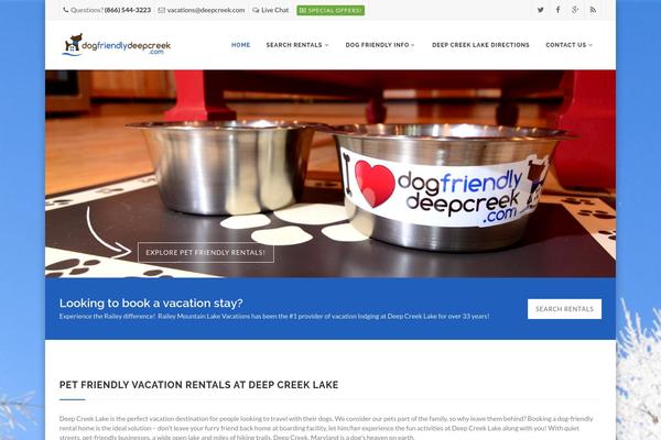 dogfriendlydeepcreek.com site used Dcl2015