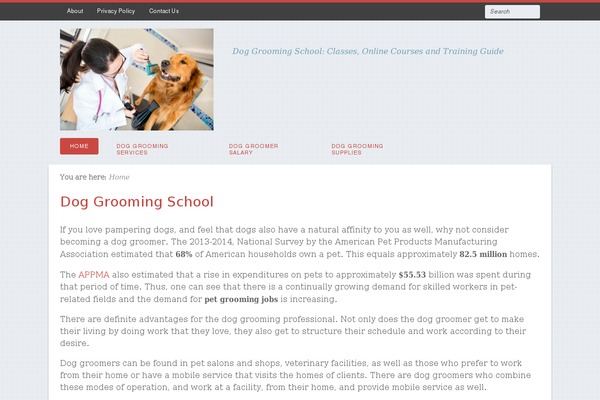 Path theme site design template sample