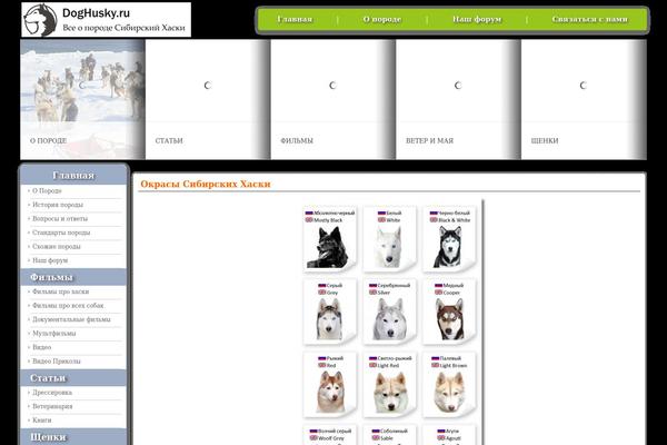 Spectrum theme site design template sample