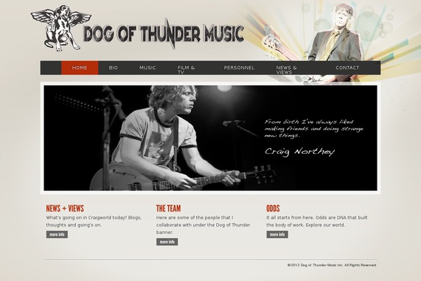 Backstage theme site design template sample