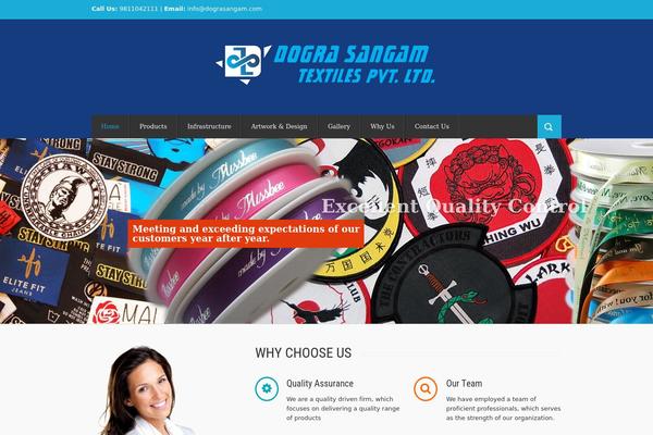 Ultimate theme site design template sample