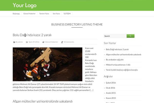 Parament theme site design template sample