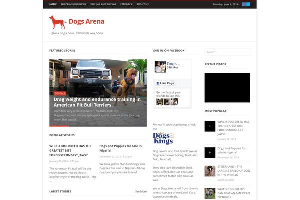 Color Blog theme site design template sample
