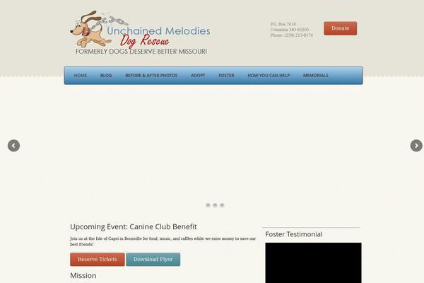 Blessing theme site design template sample
