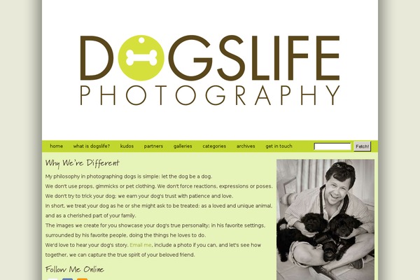 ProPhoto 3 theme site design template sample