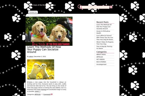 Blossom theme site design template sample