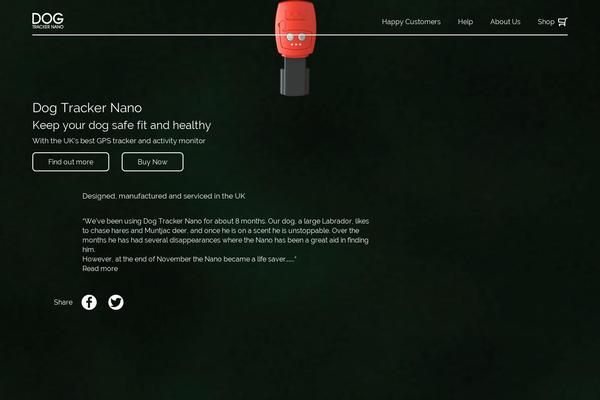 dogtrackerplus.co.uk site used Dogtracker_theme