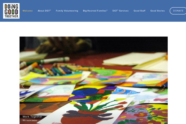 doinggoodtogether.org site used Dgt