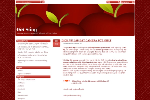 doisong.edu.vn site used Red Delicious