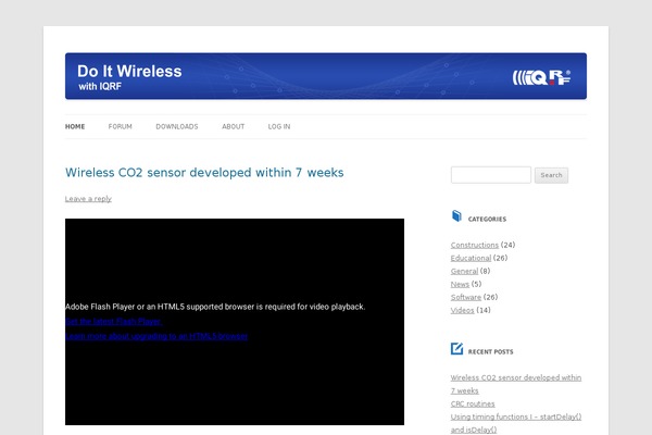 Site using Better WordPress Recent Comments plugin