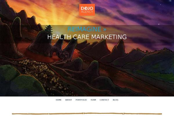 Surreal theme site design template sample