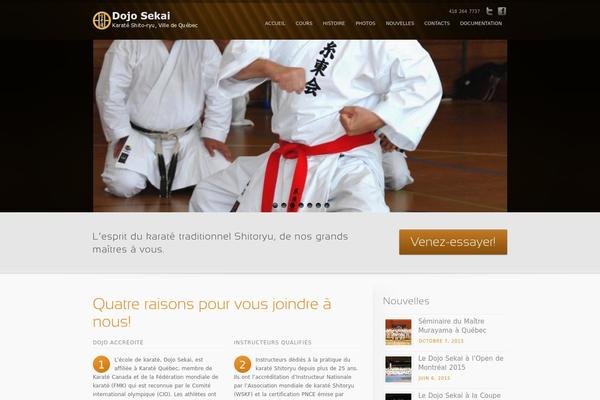 inFocus theme site design template sample