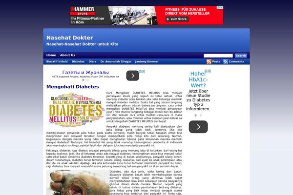 dokter.us site used HeatMap Adsense Theme