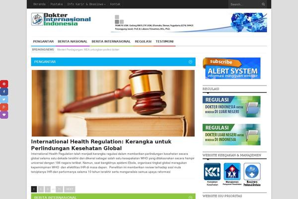 Site using WP Parallax Content Slider plugin