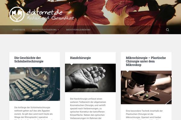 Baskerville theme site design template sample