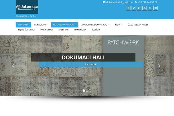 Enigma theme site design template sample