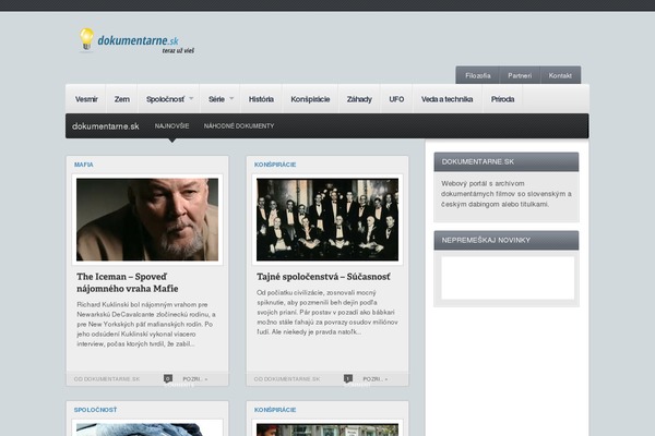 Continuum theme site design template sample