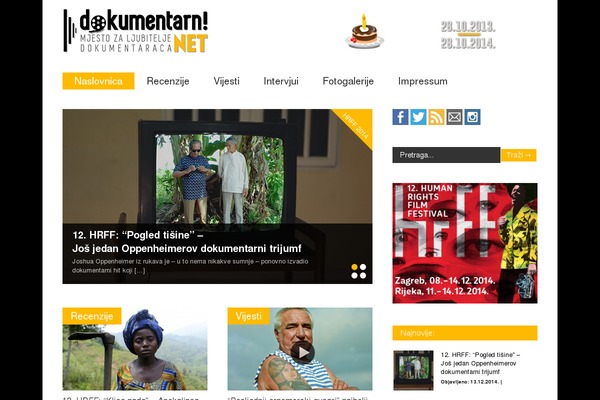 Gonzo theme site design template sample