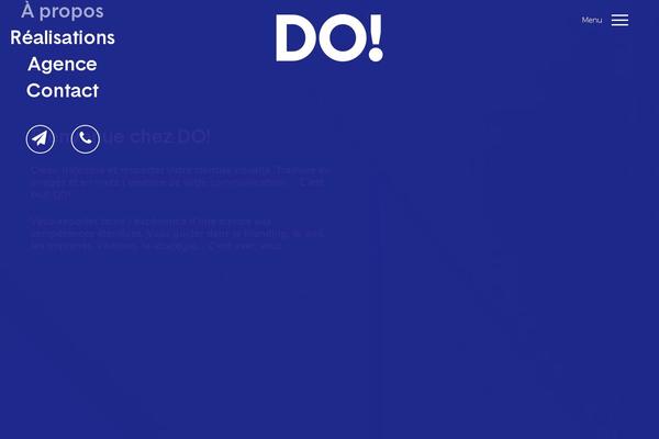 dolagence.ch site used Twenty Sixteen