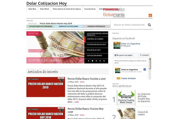 dolarcotizacionhoy.com.ar site used MH NewsMagazine