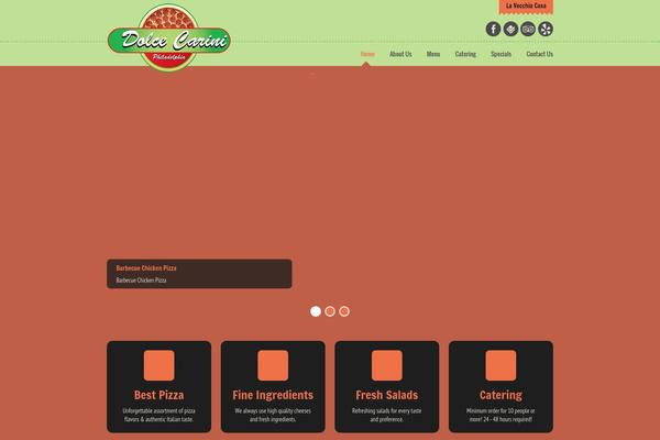 Dine & Drink theme site design template sample
