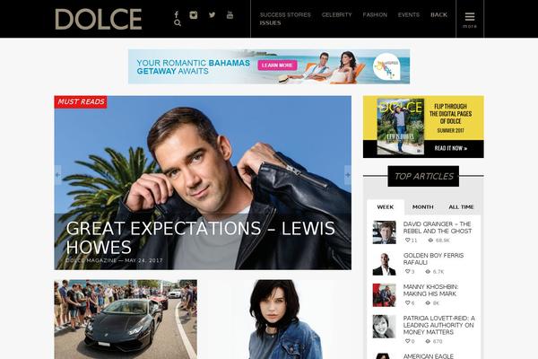 BLACKMAG theme site design template sample
