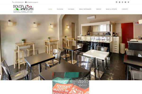 Brasserie theme site design template sample