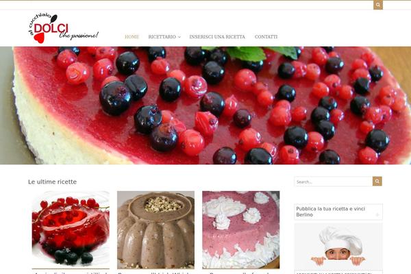 Food & Cook theme site design template sample